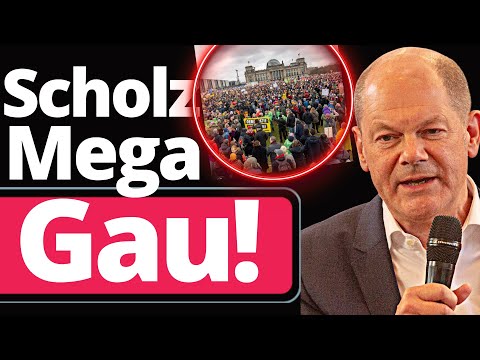 Direkt am Reichstag: Scholz Eklat bei “Demo gegen rechts”