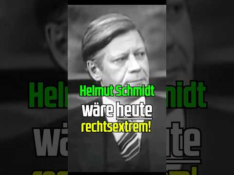 Helmut Schmidt und Willy Brandt wären heute rechtsextrem! #spd