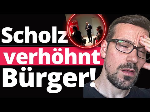 Scholz Eklat auf Bürgerdialog!