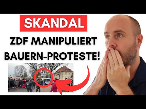 Videobeweis: ZDF unterwandert Bauern-Proteste mit KRlEGS-Treibern!