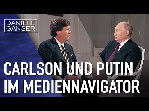 Carlson und Putin im Mediennavigator