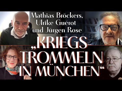 MANOVA The Great WeSet: „Kriegstrommeln in München“ (Mathias Bröckers, Ulrike Guérot & Jürgen Rose)