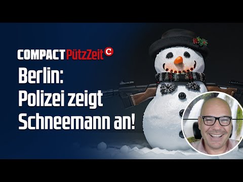 Berlin: Polizei zeigt Schneemann an!