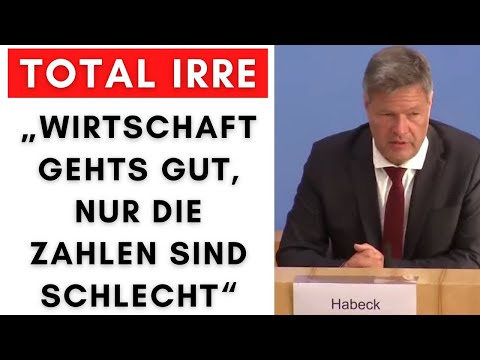 Irre: Habeck blamiert sich komplett auf eigener Pressekonferenz!