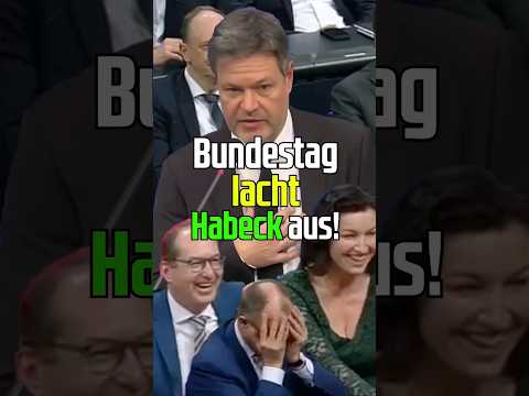 Habeck bringt Bundestag zum beben!