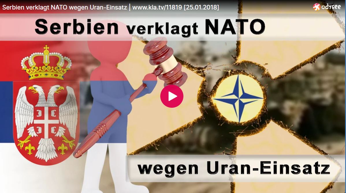 Serbien verklagt NATO wegen Uran-Einsatz