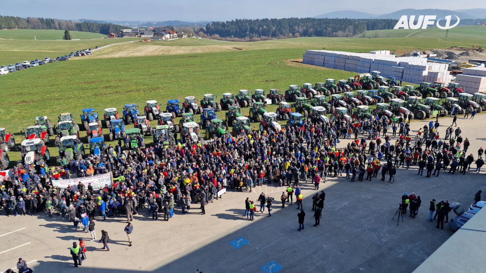 Vöcklabruck: Massiver Bauern-Protest – nun auch in Österreich