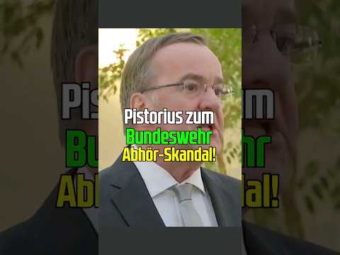 Pistorius zum Bundeswehr Abhör-Skandal!