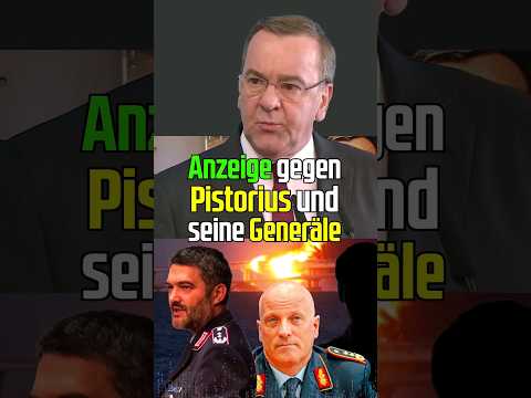 Anzeige ist raus! #pistorius #bundeswehr #generäle