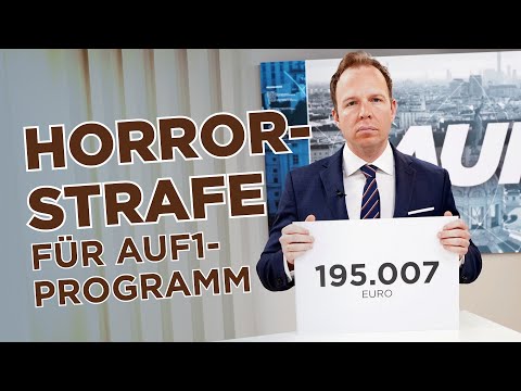 195 000 Euro Strafe von Medienbehörde! Verbot von AUF1 im Satelliten Fernsehen