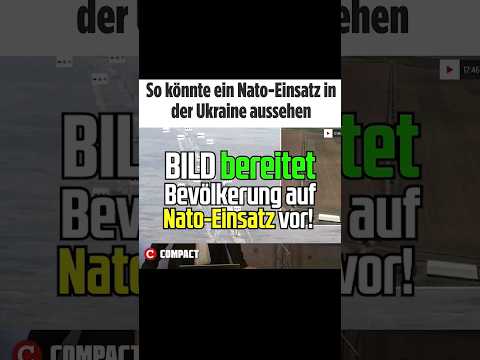 Bild-Zeitung fängt an die Bevölkerung auf einen Nato-Einsatz vorzubereiten!
