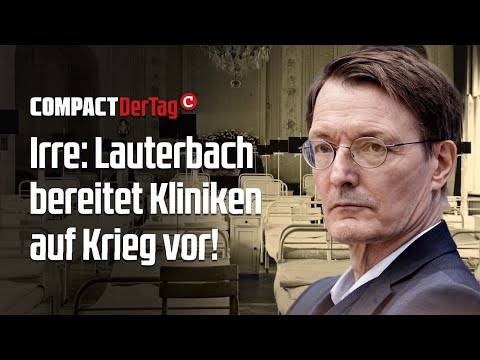 Irre: Lauterbach bereitet Kliniken auf Krieg vor! 💥