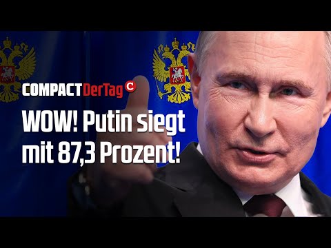 WOW! Putin siegt mit 87,3 Prozent!💥