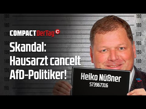 Skandal: Hausarzt cancelt AfD-Politiker!💥