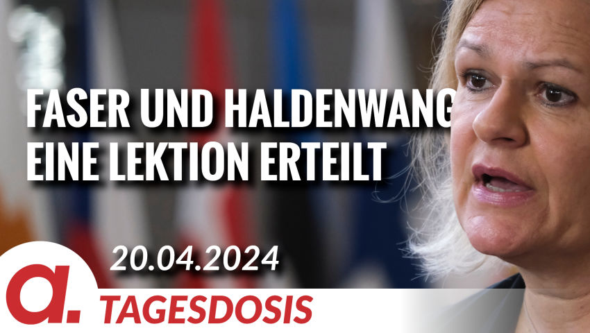 Verfassungsgericht erteilt Haldenwang und Faeser eine Lektion in Demokratie | Von Norbert Häring