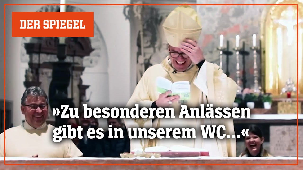 Video vom Ostergottesdienst: Der Lachanfall des Bischofs – wirklich lustig