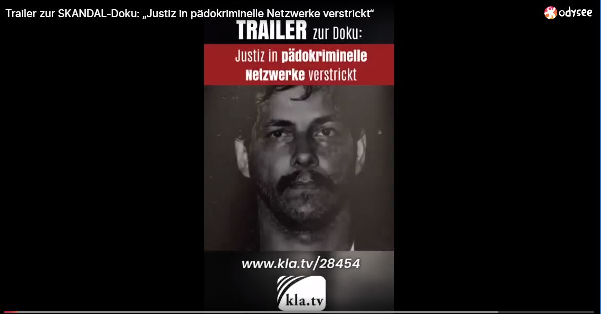 Trailer zur SKANDAL-Doku: „Justiz in pädokriminelle Netzwerke verstrickt“