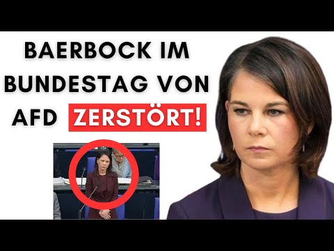 Baerbock blamiert sich komplett & wird von AfD vorgeführt!