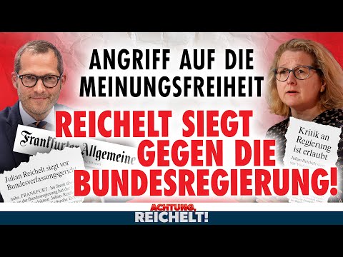 Reichelt siegt gegen Bundesregierung vor Verfassungsgericht! | Achtung, Reichelt!