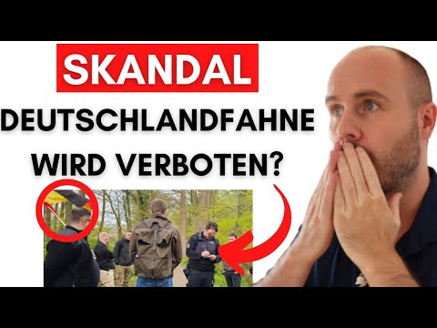 Polizei + Strafanzeige, weil Wanderer Deutschlandfahne trugen!