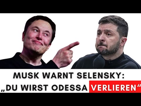 Brisant: Elon Musk kritisiert Selenskyj massiv!