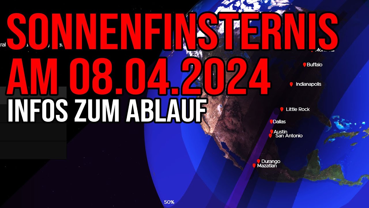 Sonnenfinsternis 08.04.2024 – Infos zum Ablauf