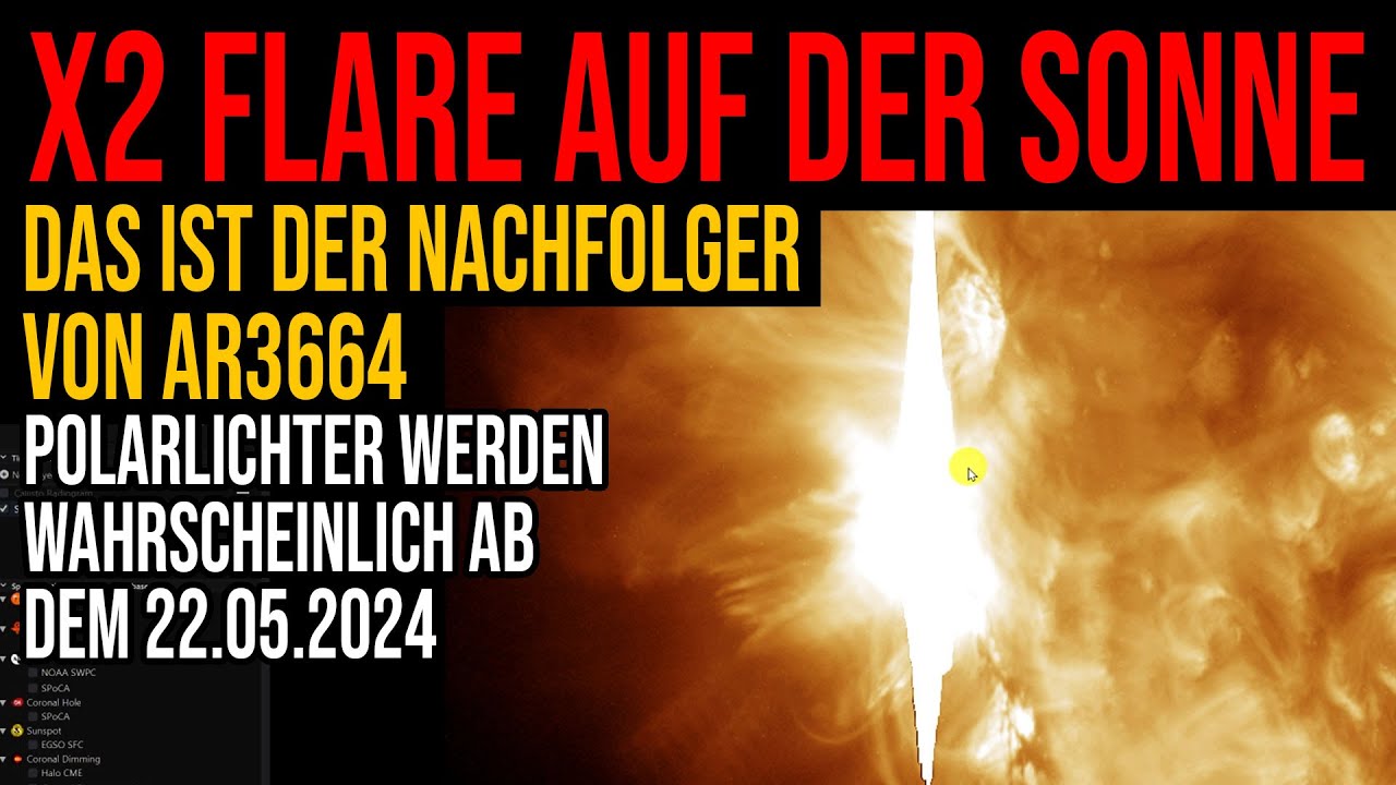 Großer Ausbruch auf der Sonne X2 – Wir haben einen Nachfolger für AR3664
