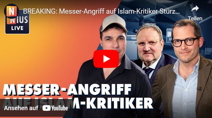 BREAKING: Messer-Angriff auf Islam-Kritiker Stürzenberger in Mannheim | NIUS