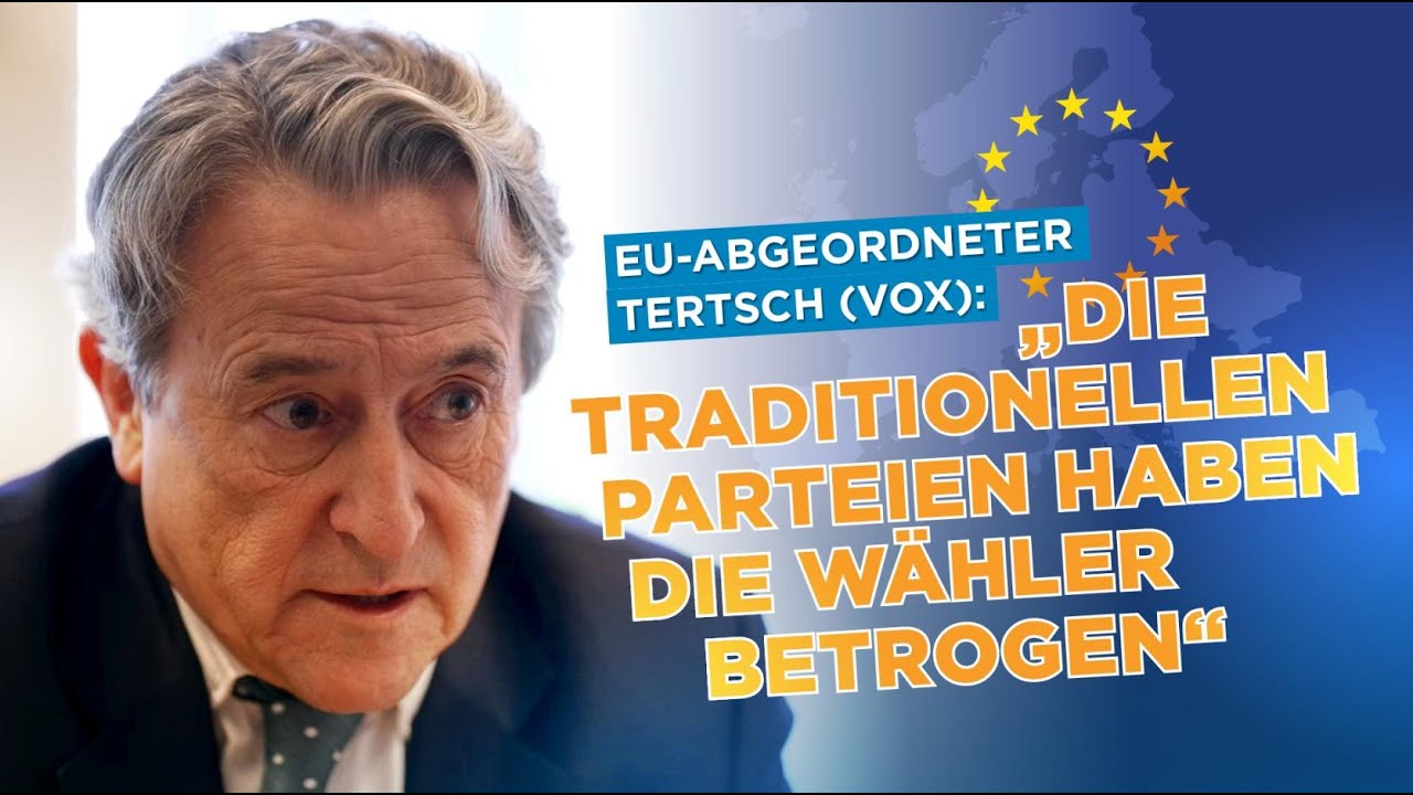 EU-Abgeordneter Tertsch (VOX): „Traditionelle konservative Parteien haben die Wählerschaft betrogen“