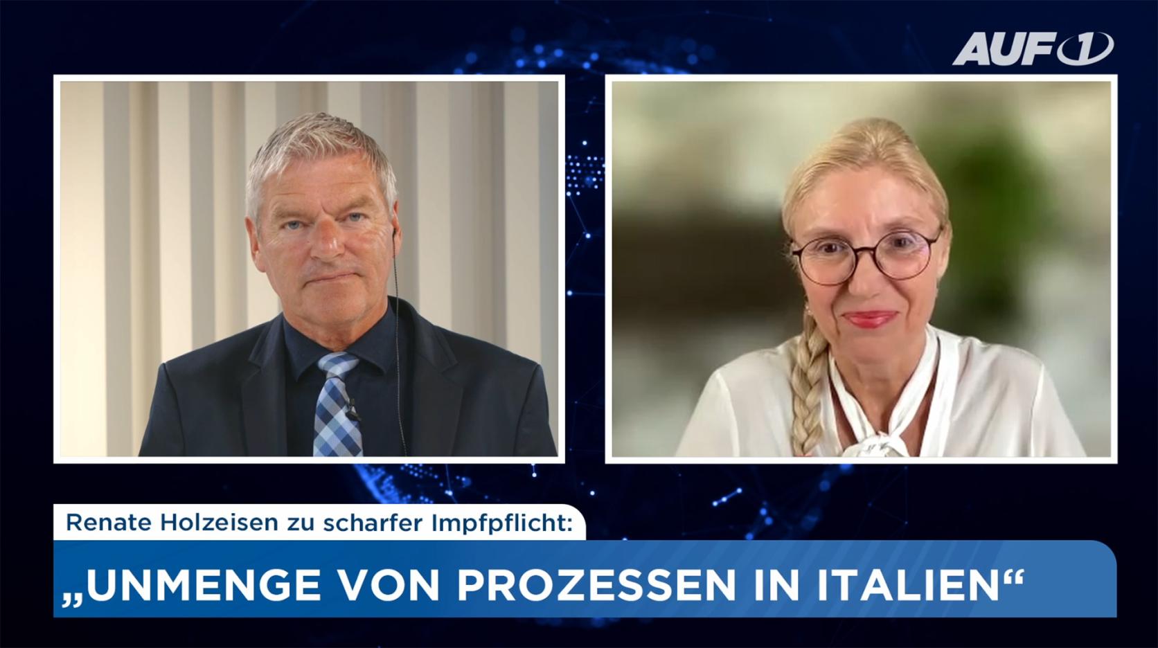 Rechtsanwältin Holzeisen „Sehr viele Impftote in Italien – Unmenge von Prozessen“