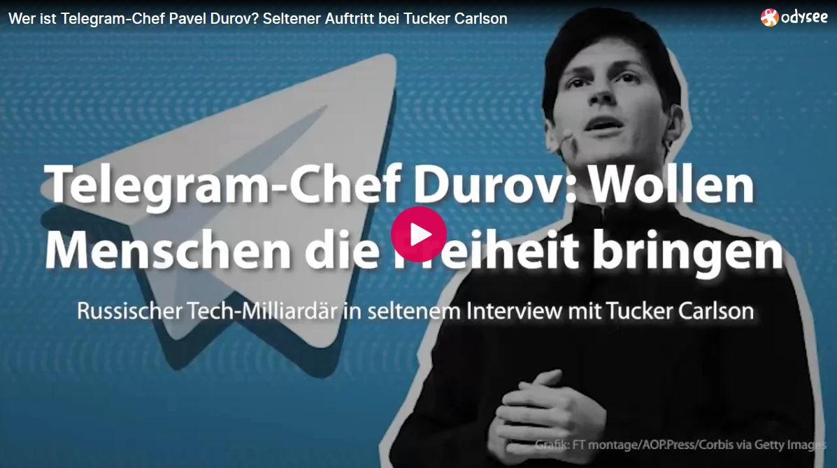 Wer ist Telegram-Chef Pavel Durov? Seltener Auftritt bei Tucker Carlson