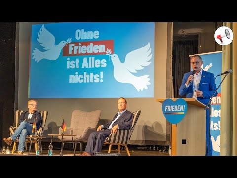 1. Friedensgipfel am 10. Mai in Sachsen mit Tino Chrupalla, Max Otte und Uwe Steimle