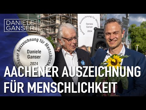 Rede von Eugen Drewermann zur Aachener Auszeichnung für Menschlichkeit an Daniele Ganser (16.5.2024)