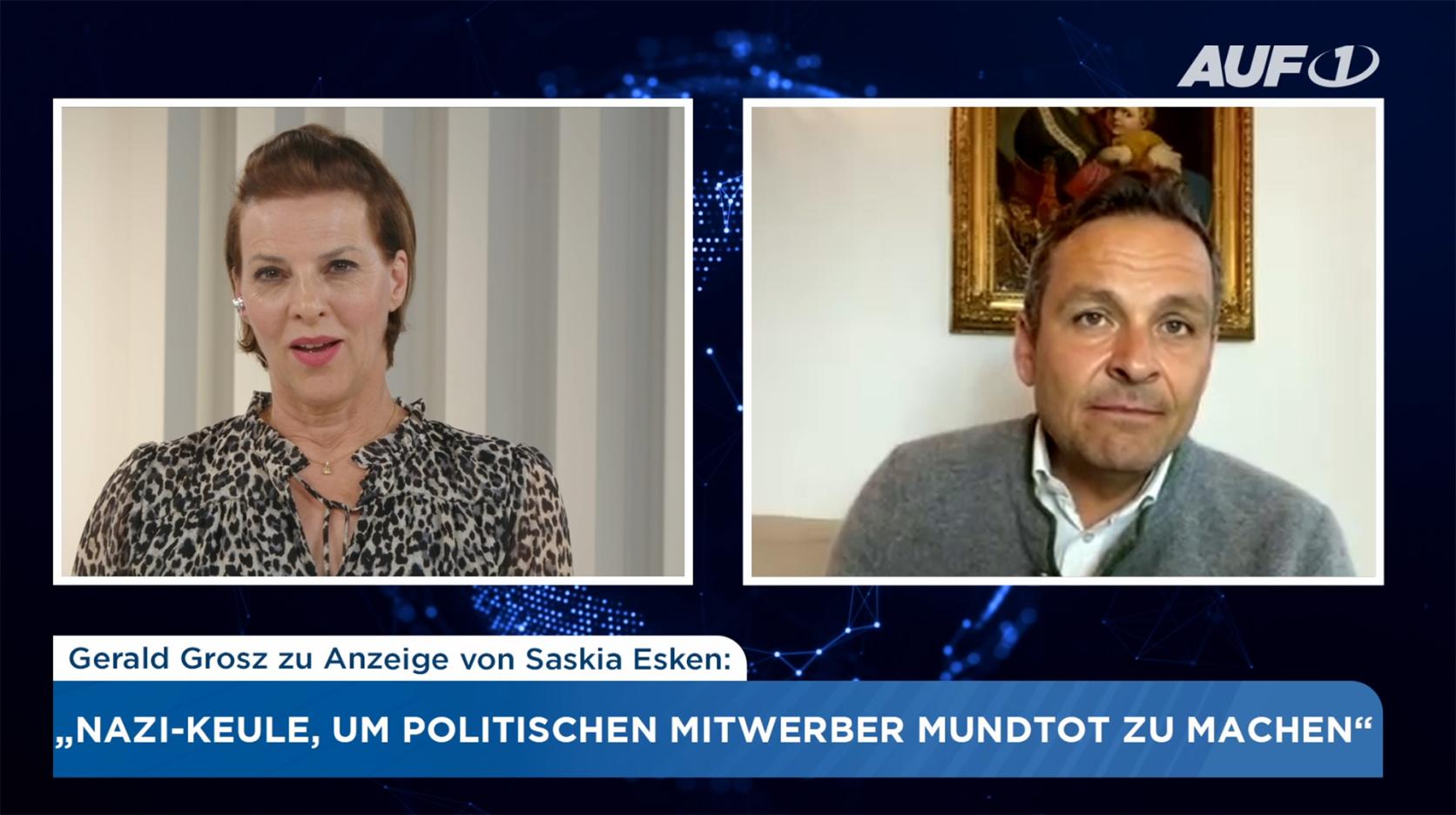 Ex-Politiker Grosz zu Anzeige von Esken: „Nazi-Keule, um politischen Mitwerber mundtot zu machen“