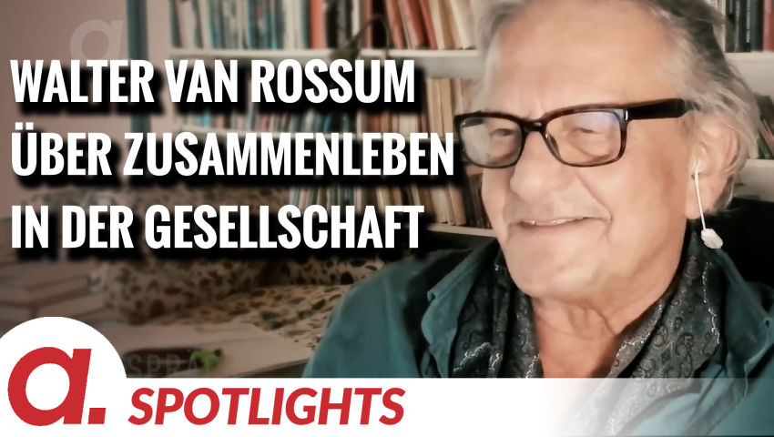 Spotlight: Walter van Rossum über die Frage, wie wir als Gesellschaft wirklich leben wollen