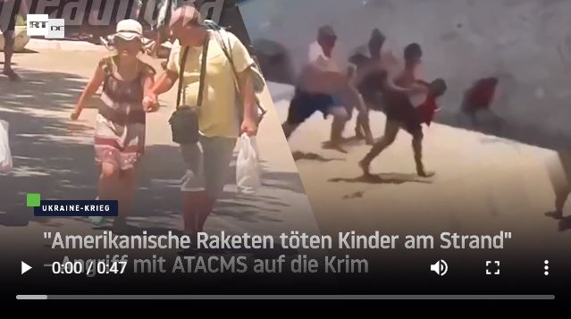 “Amerikanische Raketen töten Kinder am Strand” – Angriff mit ATACMS auf die Krim
