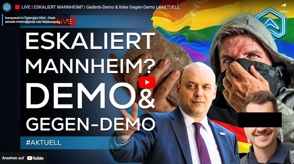 ESKALIERT MANNHEIM? | Gedenk-Demo & linke Gegen-Demo