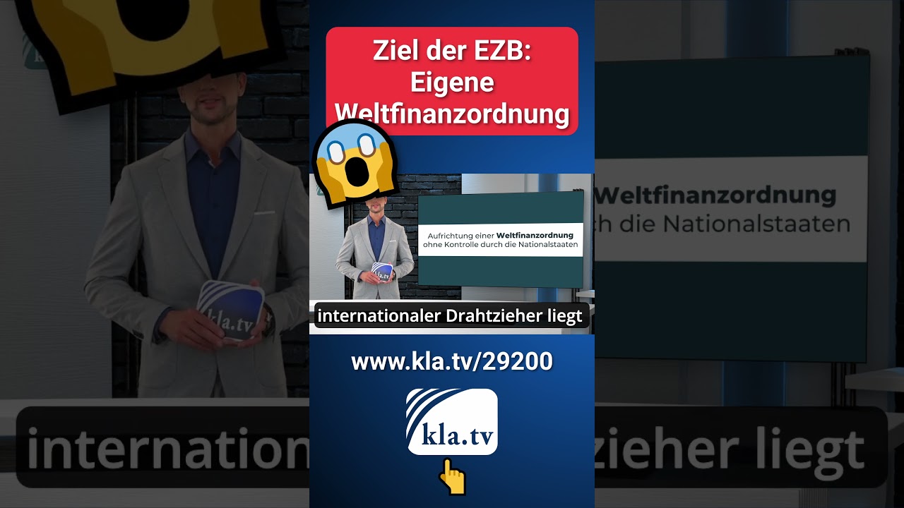 Ziel der EZB: Eigene Weltfinanzordnung