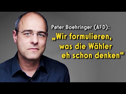 Peter Boehringer zum AFD-Kurs, Migrations- und Geldpolitik