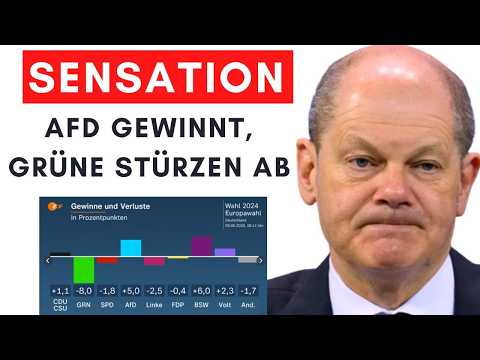 Erste Prognose: Katastrophe für Ampel & AfD Jubelt!