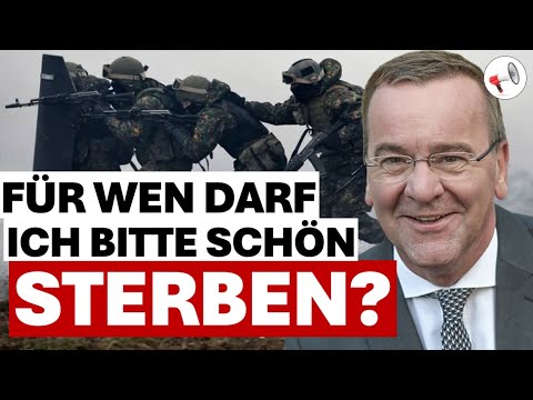 Wehrpflicht voraus: Soldaten sind zum Sterben da