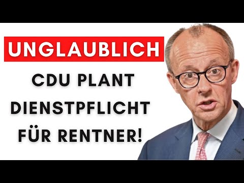 Erschreckender Vorschlag: CDU will Wehrpflicht-Alternative für Rentner!