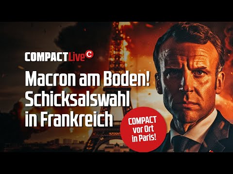 LIVE: Macron am Boden! Schicksalswahl in Frankreich!