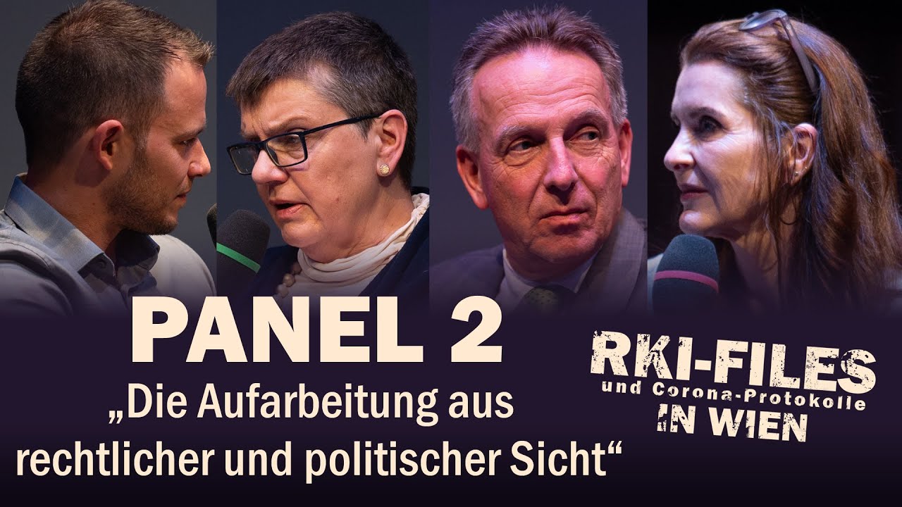 RKI-Files in Wien – Panel 2 mit Markus Haintz, Stefan Homburg, Madeleine Petrovic, Sabine Spögler