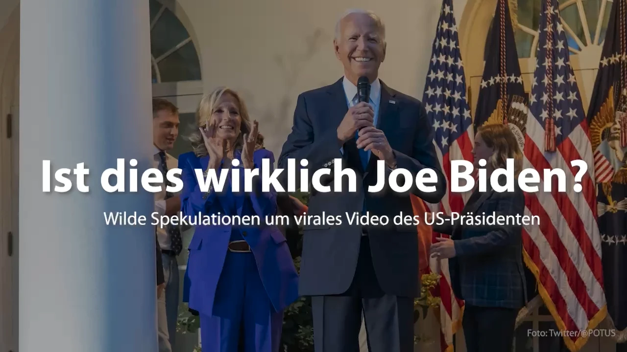 Ist dies wirklich Joe Biden? Wilde Spekulationen um virales Video des US-Präsidenten