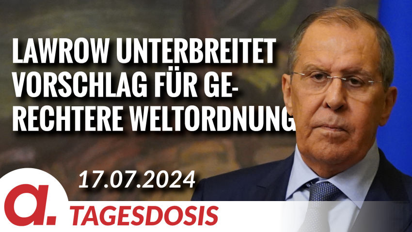 Lawrow unterbreitet der Welt einen Vorschlag für eine gerechtere Weltordnung | Von Thomas Röper