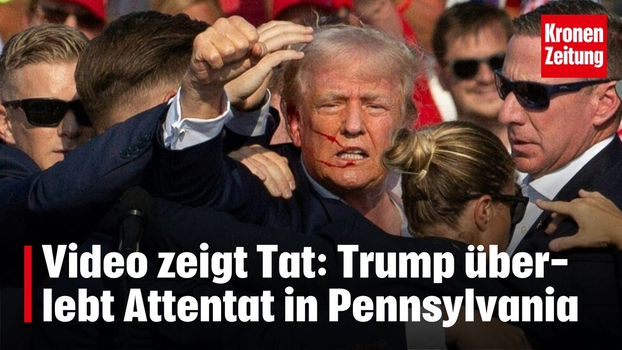 Video zeigt Tat: Trump überlebt Attentat