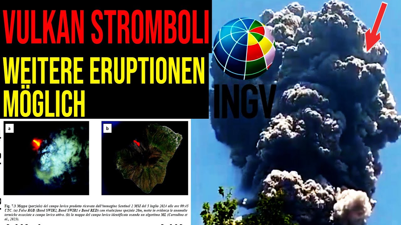 Ausbruch Stromboli – Weitere Eruptionen möglich