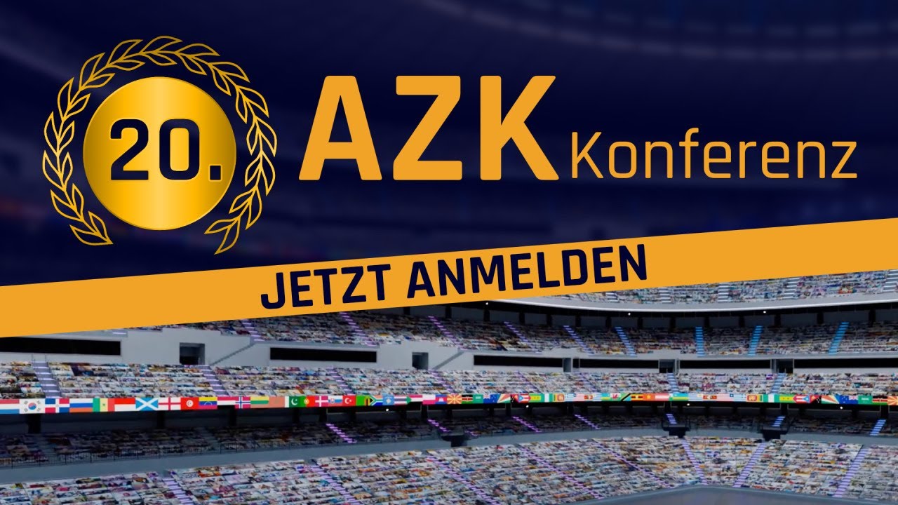 20. AZK-Konferenz! Dieser Sommer hat mehr als Fussball zu bieten! – HEUTE NOCH ANMELDEN