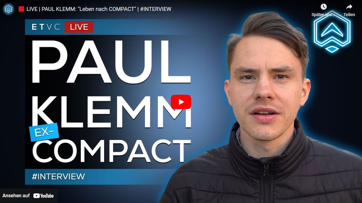 PAUL KLEMM: “Leben nach COMPACT” | #INTERVIEW